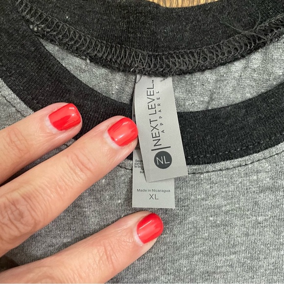 Next Level Christmas Holiday Jersey Tee You Serious Clark Size XL - Picture 3 of 7